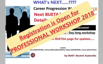 BUETAA PROFESSIONAL WORKSHOP 2018